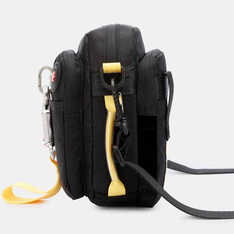 Męskie Oksfordy Zamknij Outdoor Casual Wodoodporna Dwukierunkowa Torba Na Talię Mini Torba Phoen O Dużej Pojemności Cross Body Bag