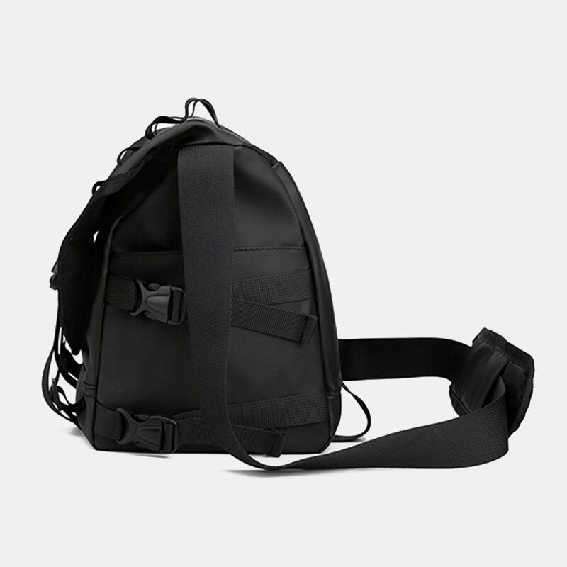 Unisex Nylonowy Regulowany Pasek Na Ramię Z Wieloma Kieszeniami Torby Crossbody Na Co Dzień Z Powrotem Kieszeń Antykradzieżowa Torba Na Ramię