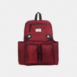 Mężczyźni 20l Nylon Wielofunkcyjny Multi-pocket Lekki Duża Pojemność 15.6 Cal Torba Na Laptop Plecak