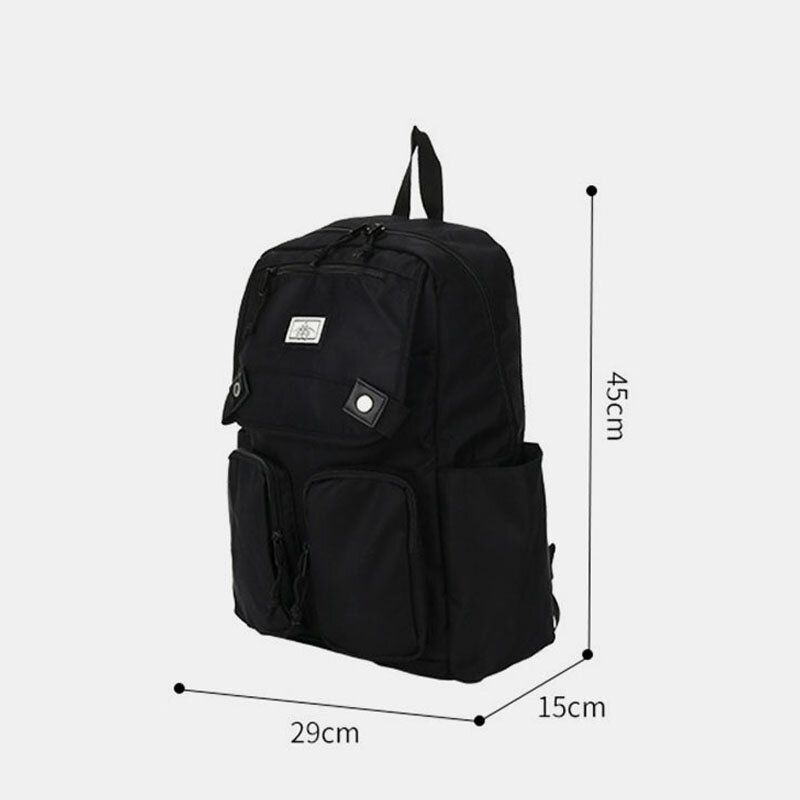 Mężczyźni 20l Nylon Wielofunkcyjny Multi-pocket Lekki Duża Pojemność 15.6 Cal Torba Na Laptop Plecak