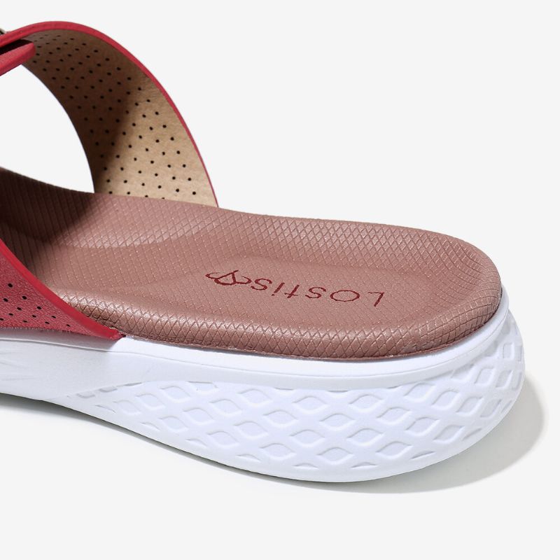 Kobiety Flip Flop Nit Summer Beach Casual Płaskie Sandały