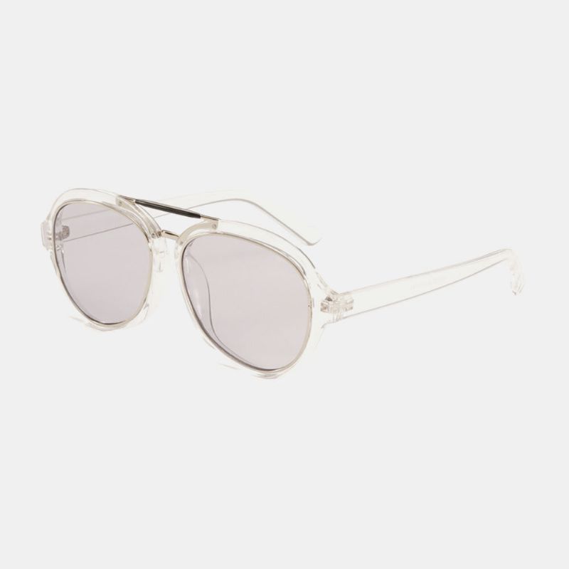 Mężczyźni Retro Fashion Outdoor Ochrona Przed Promieniowaniem Uv Okrągłe Okulary Przeciwsłoneczne