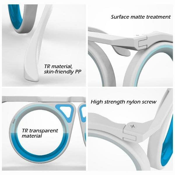 Męska Technologia Anti-motion Choroby Anti-seasickness Bezsoczewkowe Przenośne Składane Okulary Gogle