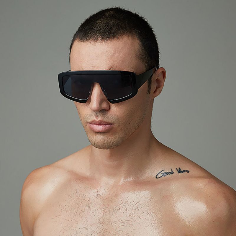 Unisex Casual Creative Dashing Pełna Ramka Wygodne Okulary Przeciwsłoneczne Z Nosem I Ochroną Przed Promieniowaniem Uv