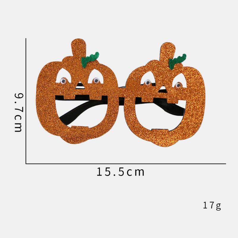 Unisex Filcowa Tkanina Okulary Na Halloween Dzieci Pająk Dynia CZaszka Zabawna Dekoracja Na Przyjęcie Okulary