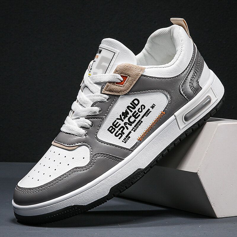 Męskie Stylowe Antypoślizgowe Oddychające Wzór Łączenie Casual Board Buty Sneakers