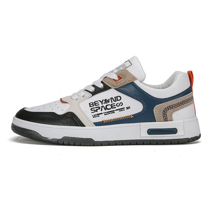 Męskie Stylowe Antypoślizgowe Oddychające Wzór Łączenie Casual Board Buty Sneakers